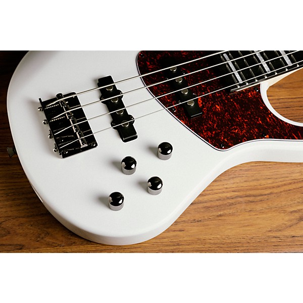 Mitchell MB250 Electric Bass Guitar - White Pearl Metallic