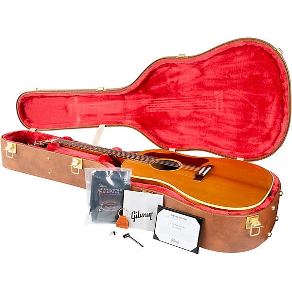 Open Box Gibson Dealer Select J-50 Thermal Red Spruce Acoustic-Electric Guitar - Level 2 Smoked Natural 197881469757