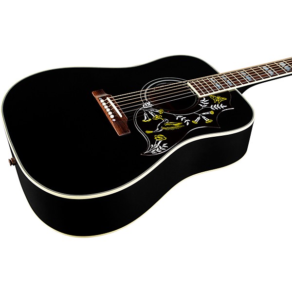 Open Box Gibson Dealer Select Hummingbird Original Acoustic-Electric Guitar - Level 2 Ebony 197881419820