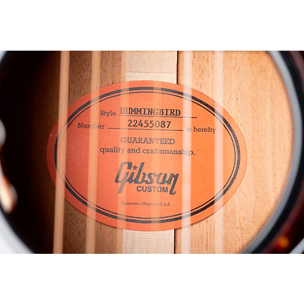 Open Box Gibson Dealer Select Hummingbird Original Acoustic-Electric Guitar - Level 2 Ebony 197881419820