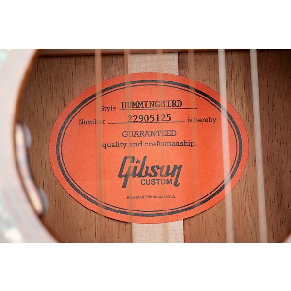 Gibson Dealer Select Hummingbird Original Koa Acoustic-Electric Guitar - Natural
