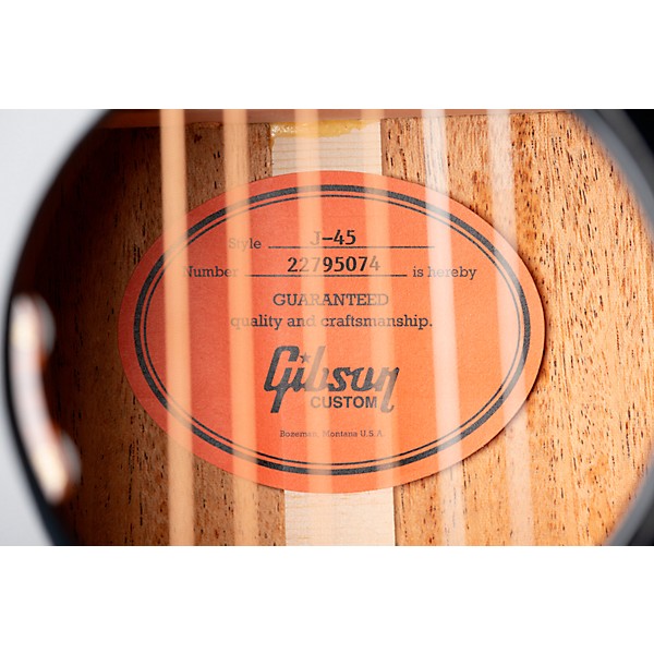 Gibson Dealer Select J-45 Standard Blackout Acoustic-Electric Guitar - Ebony