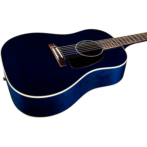 Gibson Dealer Select J-45 Standard AAA Quilted Maple Acoustic-Electric Guitar - Viper Blue