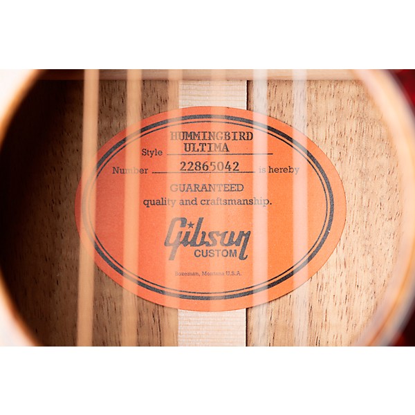 Gibson Dealer Select Hummingbird Ultima Koa Acoustic Guitar - Natural