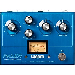 Warm Audio Pedal76 All-Analog Transformer-Balanced FET Compressor Effects Pedal Limited Edition Blue