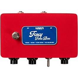 Warm Audio Foxy Tone Box Octave Fuzz Guitar Effects Pedal Limited Edition Red