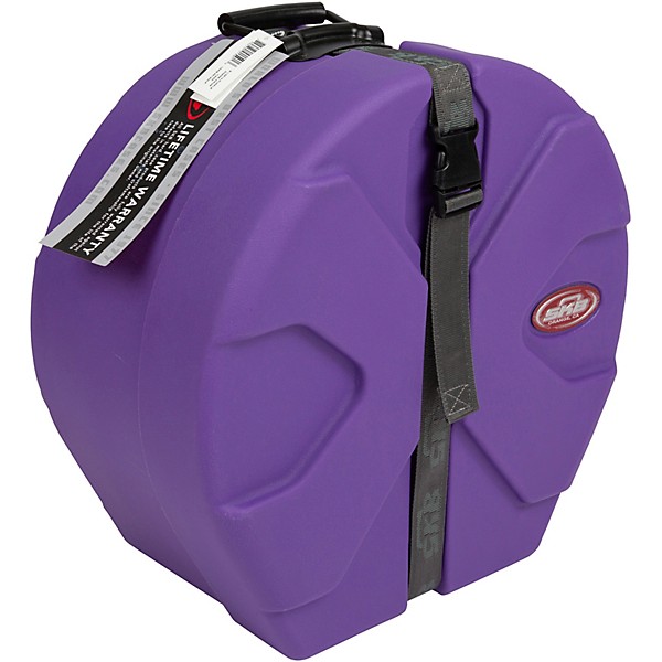 SKB Roto-X Molded Snare Drum Case - 14 x 6.5 in. Purple
