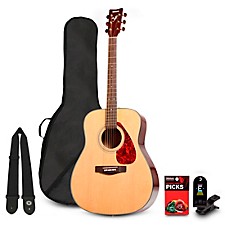 yamaha fx335c dreadnought acoustic electric guitar tobacco sunburst Yamaha FX335C Dreadnought Acoustic-Electric Guitar Pack - Tobacco Sunburst