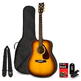 Yamaha F335 Acoustic Guitar Pack Tobacco Brown Sunburst