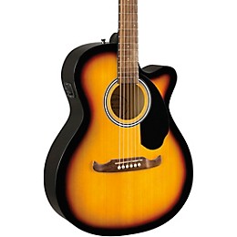Fender FA-135CE Concert Acoustic-Electric Guitar Pack Sunburst
