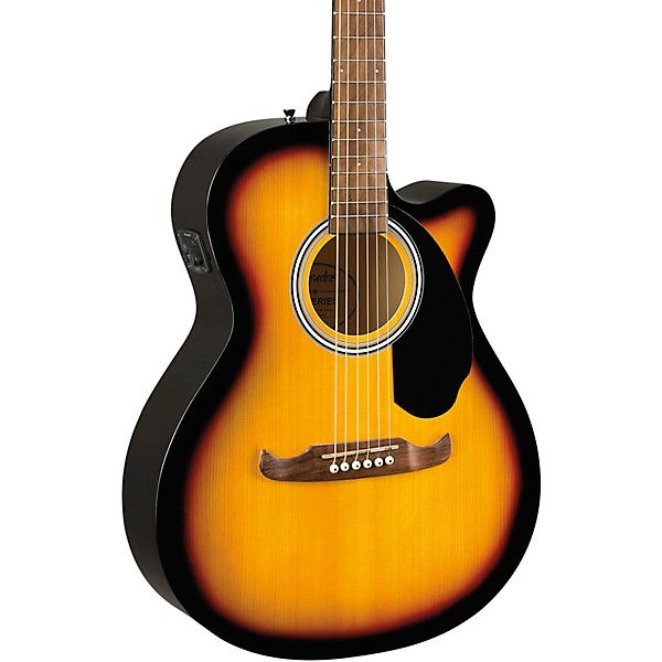 Fender FA-135CE Concert Acoustic-Electric Guitar Pack Sunburst