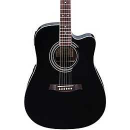 Ibanez V70CE Dreadnought Acoustic-Electric Guitar Pack Black