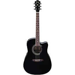 Ibanez V70CE Dreadnought Acoustic-Electric Guitar Pack Black