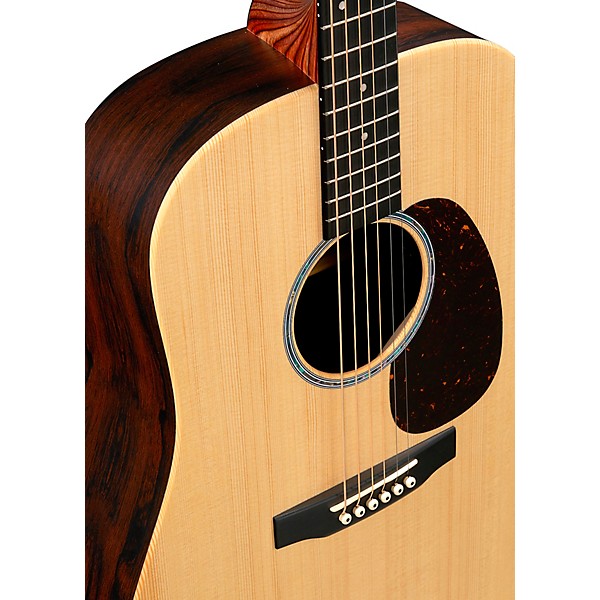 Martin X Series Special D-X2E Spruce-Rosewood HPL Acoustic-Electric Guitar Pack Natural