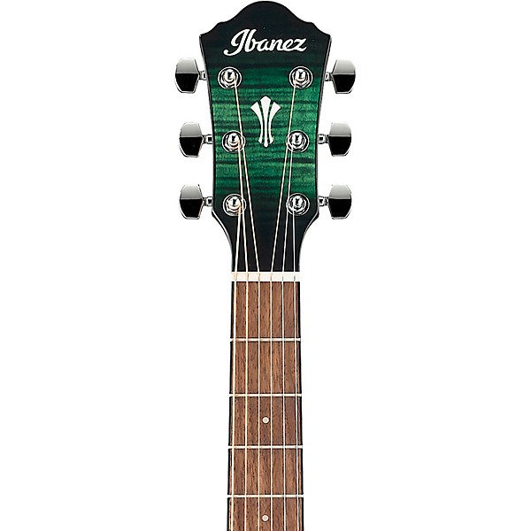 Ibanez AEG70 Flamed Maple Top Grand Concert Acoustic-Electric Guitar Pack Emerald Burst