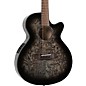Mitchell MX430QAB Exotic Series Acoustic-Electric Guitar Pack Midnight Black Edge Burst