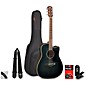 Yamaha A-Series A1M Cutaway Dreadnought Acoustic-Electric Guitar Pack Transparent Black thumbnail