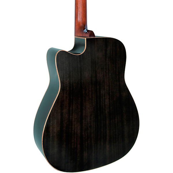 Yamaha A-Series A1M Cutaway Dreadnought Acoustic-Electric Guitar Pack Transparent Black