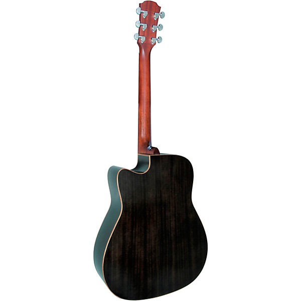 Yamaha A-Series A1M Cutaway Dreadnought Acoustic-Electric Guitar Pack Transparent Black