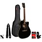 Yamaha FX335C Dreadnought Acoustic-Electric Guitar Pack Black thumbnail