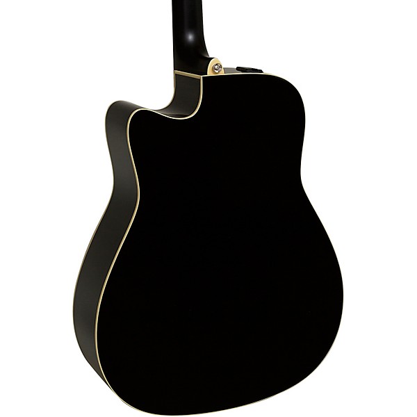 Yamaha FX335C Dreadnought Acoustic-Electric Guitar Pack Black