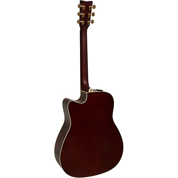 Yamaha FX335C Dreadnought Acoustic-Electric Guitar Pack Tobacco Sunburst