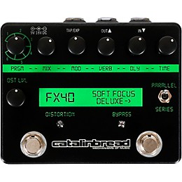 Catalinbread Soft Focus Shoegaze Plate Reverb Effects Pedal Black