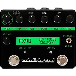 Catalinbread Soft Focus Shoegaze Plate Reverb Effects Pedal Black