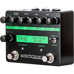 Catalinbread Soft Focus Shoegaze Plate Reverb Effects Pedal Black
