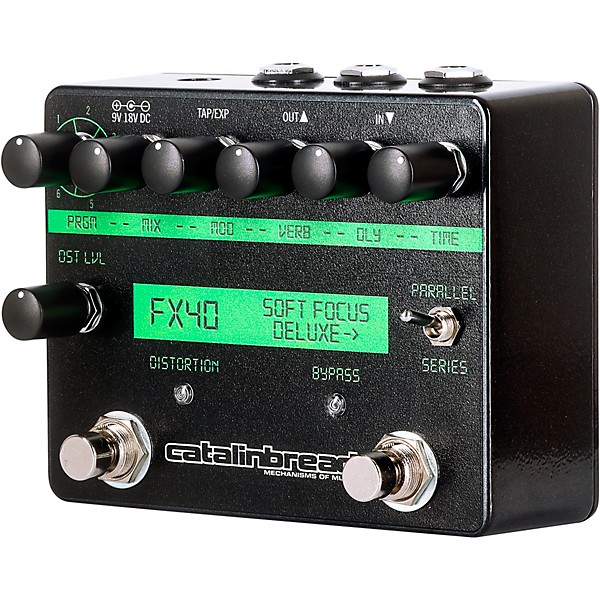 Catalinbread Soft Focus Shoegaze Plate Reverb Effects Pedal Black
