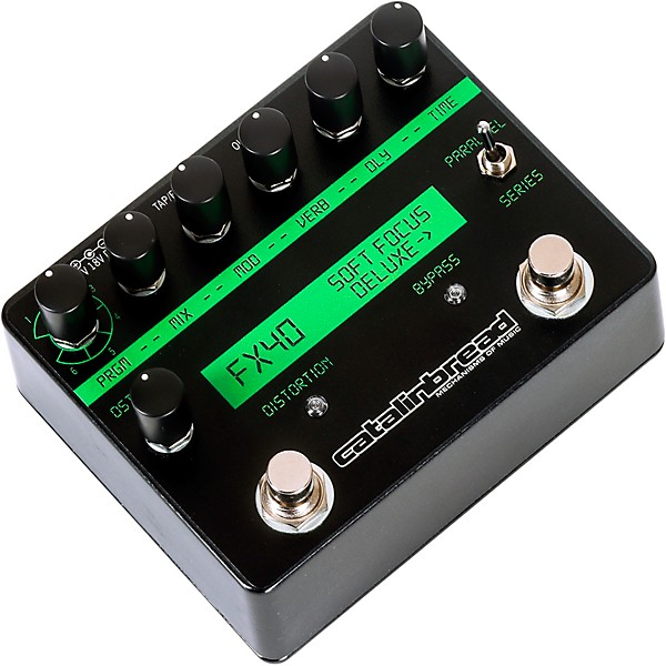 Catalinbread Soft Focus Shoegaze Plate Reverb Effects Pedal Black