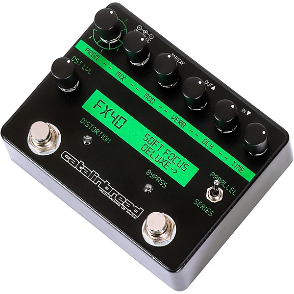 Catalinbread Soft Focus Shoegaze Plate Reverb Effects Pedal Black