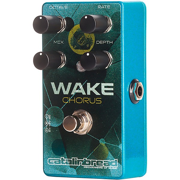 Catalinbread Wake Chorus Octave Effects Pedal Turquoise