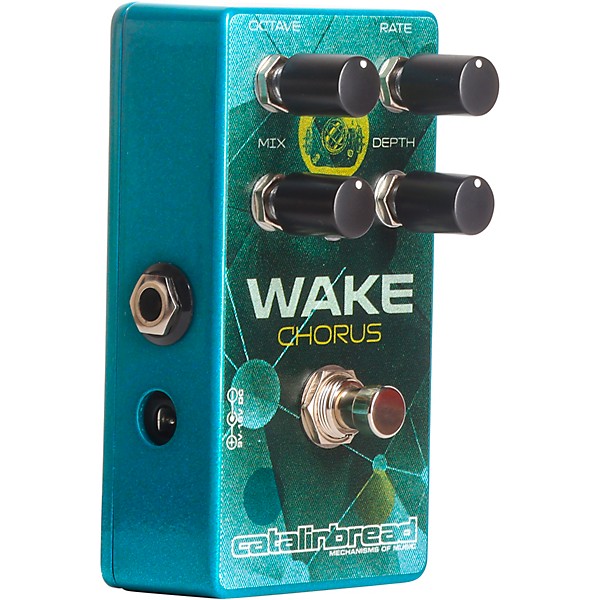 Catalinbread Wake Chorus Octave Effects Pedal Turquoise