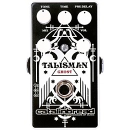 Catalinbread Talisman Ghost Reverb with Mod Effects Pedal White and Black