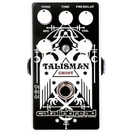 Catalinbread Talisman Ghost Reverb with Mod Effects Pedal White and Black