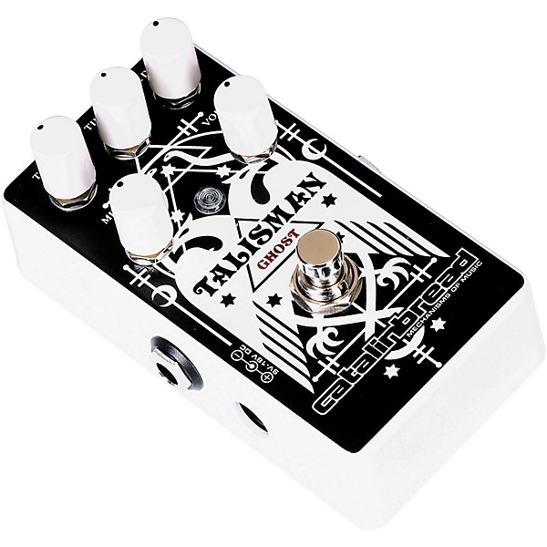 Catalinbread Talisman Ghost Reverb with Mod Effects Pedal White and Black