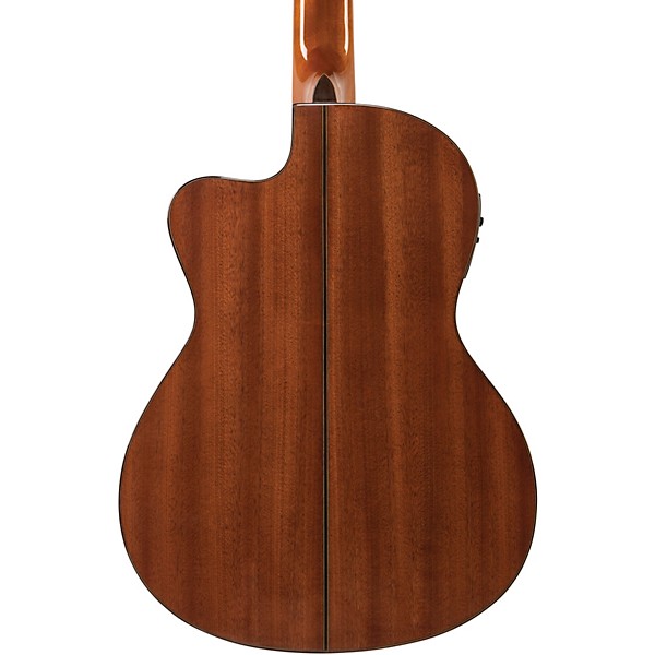 Lucero LC150SCE Nylon-String Classical Acoustic-Electric Guitar Pack Natural
