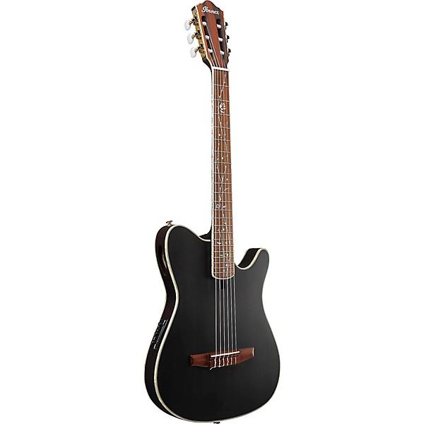 Ibanez TOD10N Tim Henson Signature Nylon-String Acoustic-Electric Guitar Pack Black Flat