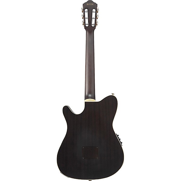 Ibanez TOD10N Tim Henson Signature Nylon-String Acoustic-Electric Guitar Pack Black Flat