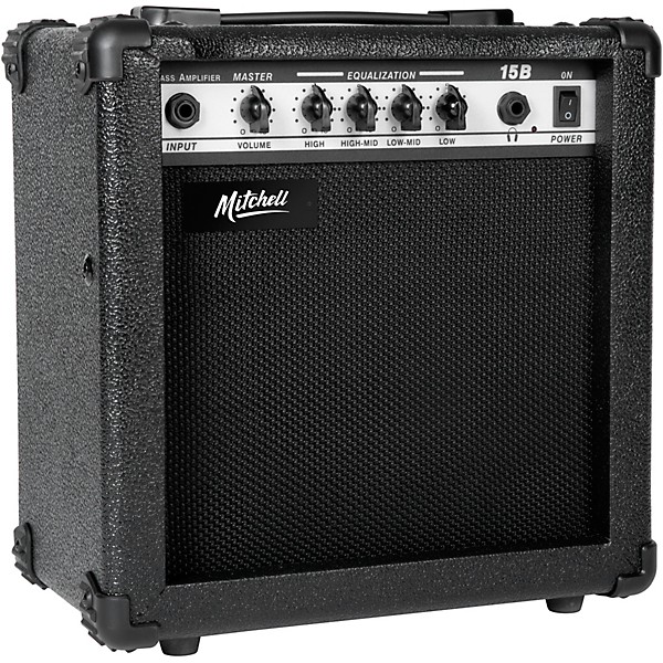 Mitchell MB100 Short-Scale Electric Bass Launch Pack Black