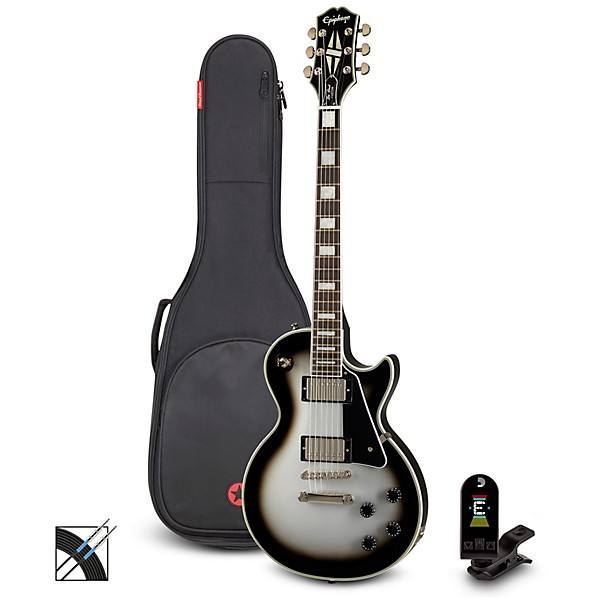 Epiphone Les Paul Custom Limited-Edition Electric Guitar Kit Epiphone Les Paul Custom Limited-Edition Electric Guitar Kit