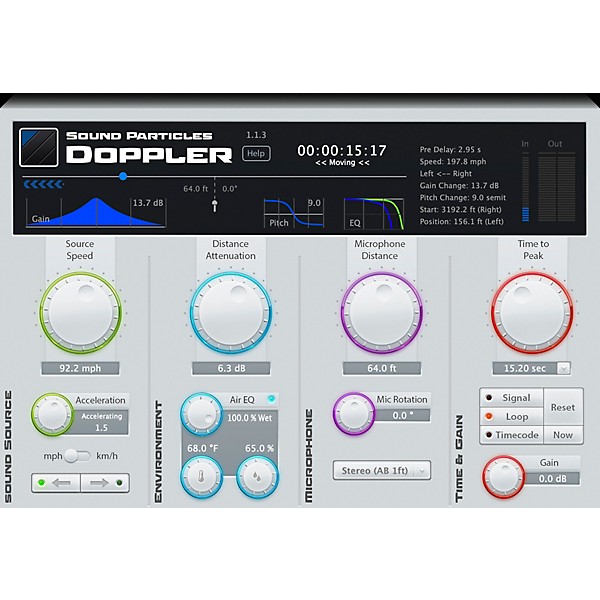 Sound Particles Doppler Plug-in