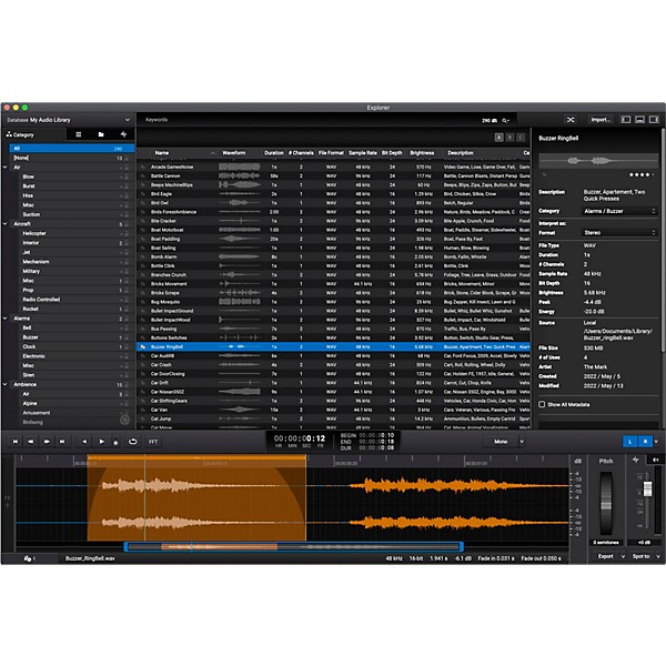 Sound Particles Explorer SFX Cloud - (1 Year License)