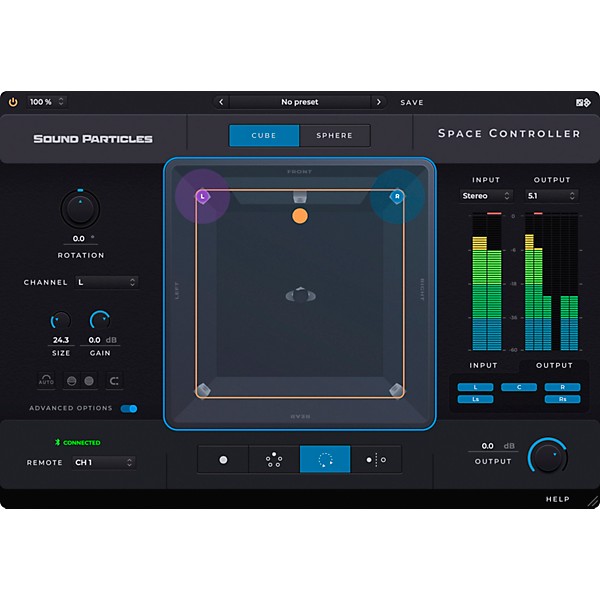 Sound Particles Space Controller Standard Plug-in