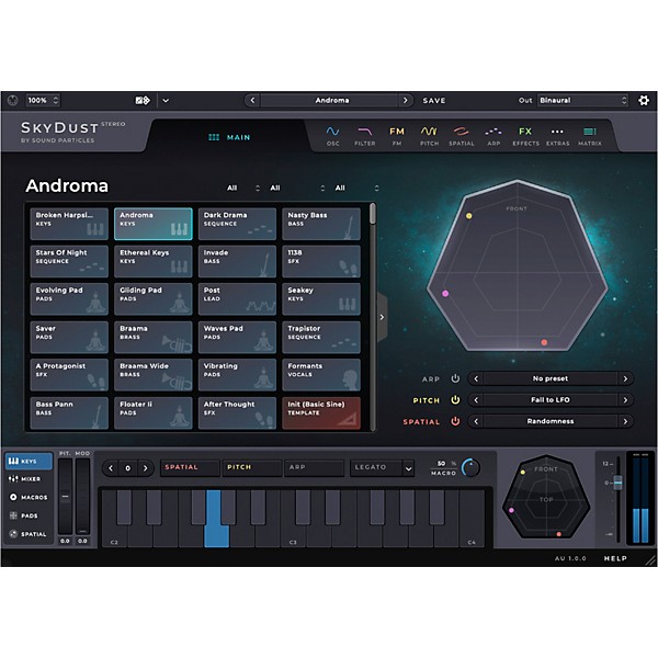 Sound Particles SkyDust Stereo FX Plug-in Bundle