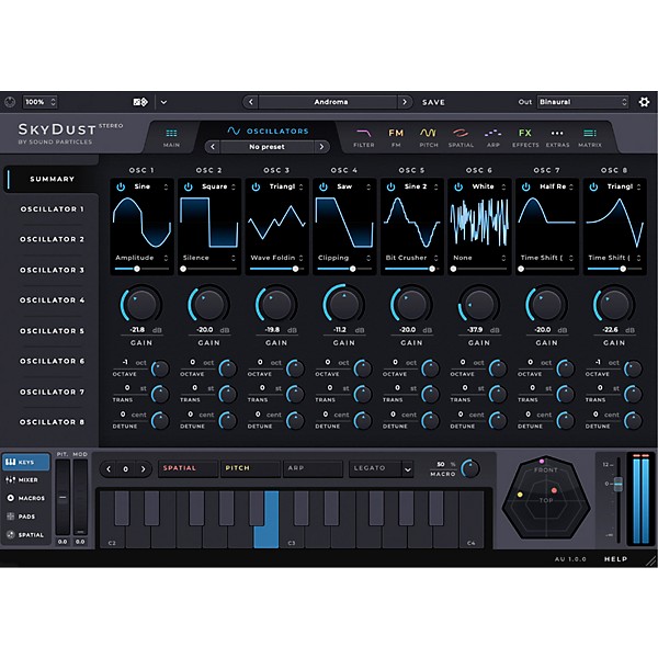 Sound Particles SkyDust Stereo FX Plug-in Bundle