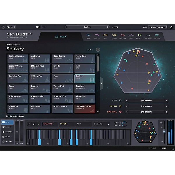 Sound Particles SkyDust 3D