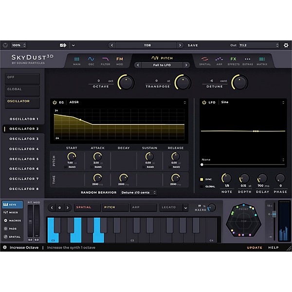 Sound Particles SkyDust 3D