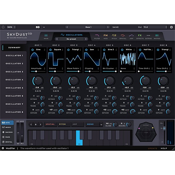 Sound Particles SkyDust 3D